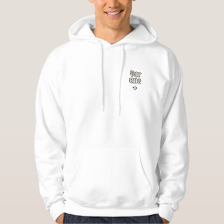 Serene Zwarte Inkt Roos Hoodie