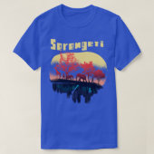 Serengeti Africa Safari Elephant National Park Big T-shirt (Design voorkant)