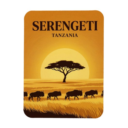 Serengeti, Arusha, Mara Magneet (Verticaal)