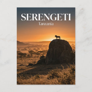 Serengeti, Arusha, Mara-regio Briefkaart