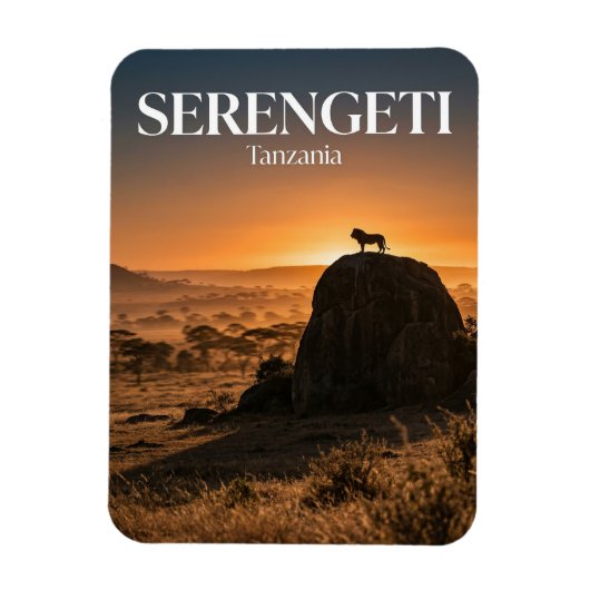 Serengeti, Arusha, Mara-regio Magneet (Verticaal)