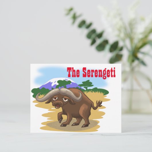 Serengeti Briefkaart (Staand voorkant)