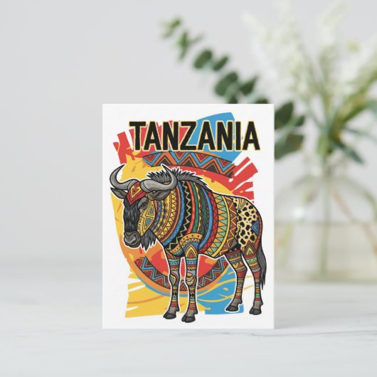 Serengeti Nationaal Park Tanzania Briefkaart (Staand voorkant)