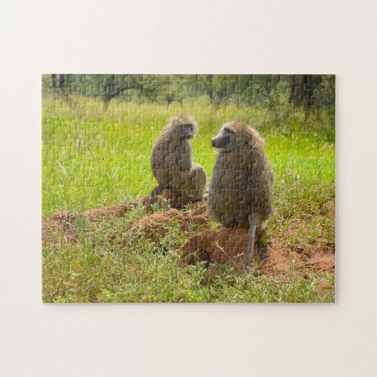 Serengeti National Park Africa. Legpuzzel (Horizontaal)