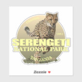 Serengeti NP (Cheetah) WT Sticker (Vel)