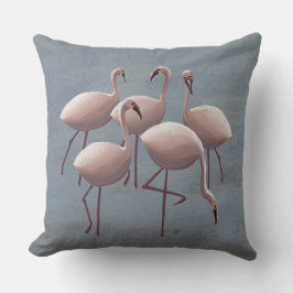 Serengeti Pink Flamingos | Safari Wildlife Decor Kussen
