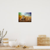 Serengeti Pride Fine Art Poster/Afdruk Poster (Keuken)