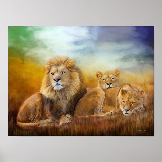 Serengeti Pride Fine Art Poster/Afdruk Poster (Voorkant)