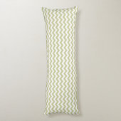 Serengeti Safari Chevron Lichaamskussen (Achterkant (Verticaal))