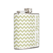 Serengeti Safari Chevron met aanpasbare naam Heupfles (Rechts)