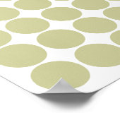 Serengeti Safari Dot met Pop Art Elephant Poster (Hoek)