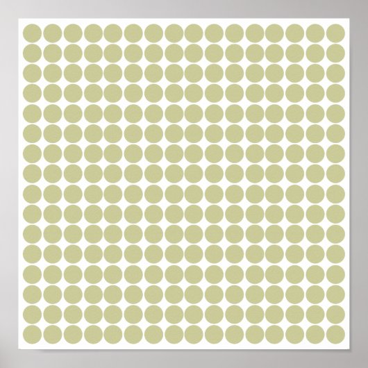 Serengeti Safari Dot Poster (Voorkant)