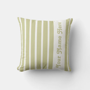 Serengeti Safari Stripe Pillow met naam Kussen