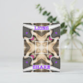 Serengeti Splendor: Levendige Dierlijke Verberg Ar Briefkaart (Staand voorkant)