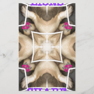 Serengeti Splendor: Levendige Dierlijke Verberg Ar Briefpapier