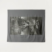 "Serengeti Steampunk" Tapestry Wandkleed (Voorkant (horizontaal))