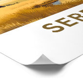 Serengeti Tanzania Reisprint Poster (Hoek)