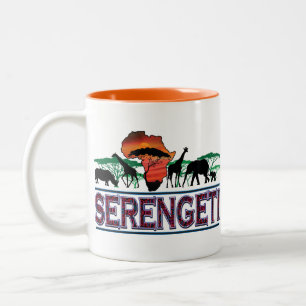 Serengeti Tweekleurige Koffiemok