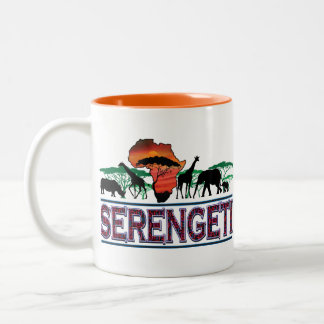 Serengeti Tweekleurige Koffiemok