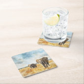 Serengetti Elephants Kartonnen Onderzetters (Insitu)