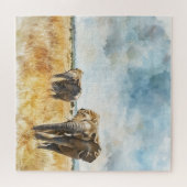 Serengetti Elephants Legpuzzel (Horizontaal)