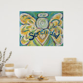 Serenidad Angel Art Poster Prints (Keuken)