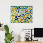 Serenidad Angel Art Poster Prints (Thuiskantoor)