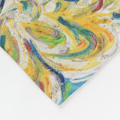 Serenidad Guardian Angel Art Custom Fleece Deken (Hoek)