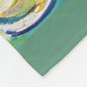 Serenidad Guardian Angel Art Custom Fleece Deken (Hoek)