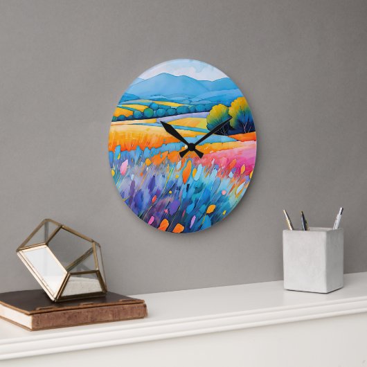 "Serenité Lavande". Breed landschap Provence Grote Klok (Kantoor)