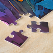 "Serenité Lavande". Breed landschap Provence Legpuzzel (Zijkant)