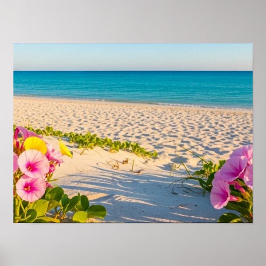 Sereniteit aan de kust poster (Voorkant)