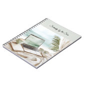 Sereniteit aan de zee zeezicht notitieboek (Linkerzijde)