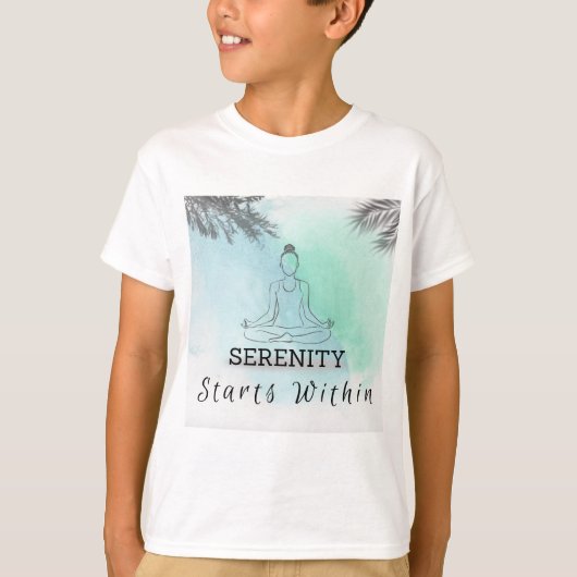 Sereniteit begint binnen: Een boodschap van innerl T-shirt (Voorkant)