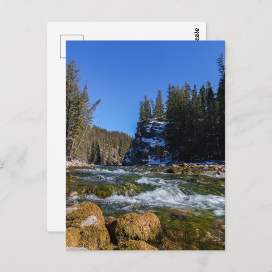 Sereniteit bij de 5e brug - Athabasca River Briefkaart (Voorkant / Achterkant)