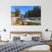 Sereniteit bij de 5e brug - Athabasca River Canvas Afdruk (Insitu (Slaapkamer))