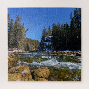 Sereniteit bij de 5e brug - Athabasca River Legpuzzel