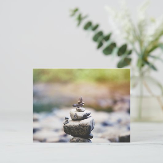 Sereniteit bij Eagle Creek: Een Moment van Zen Briefkaart (Staand voorkant)