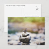 Sereniteit bij Eagle Creek: Een Moment van Zen Briefkaart (Voorkant / Achterkant)