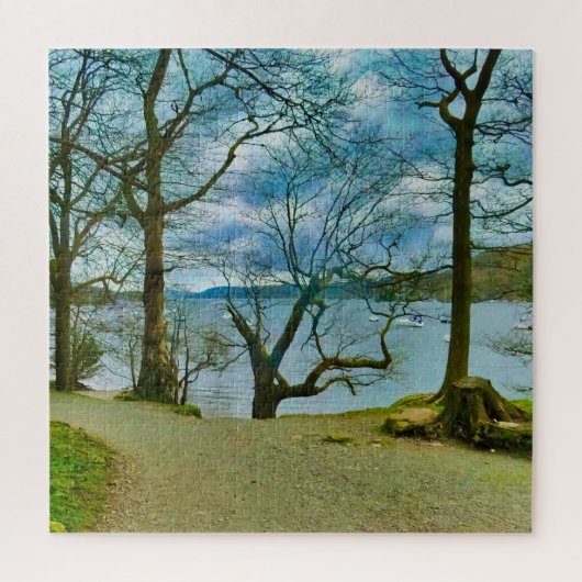 Sereniteit bij Lake Windermere Legpuzzel (Verticaal)