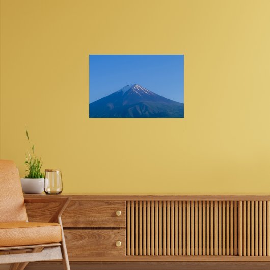 Sereniteit bij schemering: Mount Fuji Poster (Woonkamer 2)