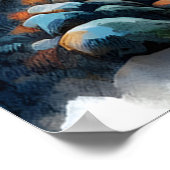 Sereniteit bij Waters Edge Poster (Hoek)