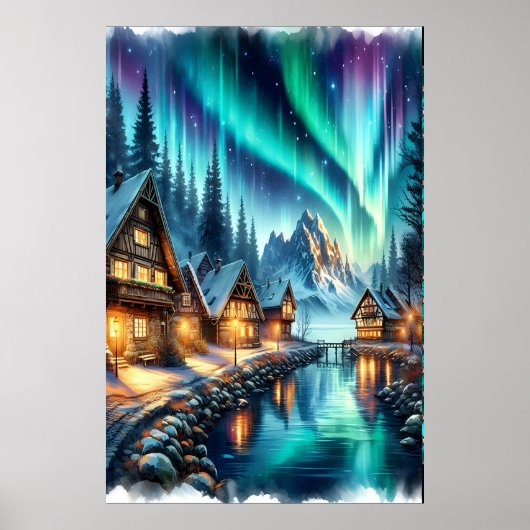 Sereniteit bij Waters Edge Poster (Voorkant)