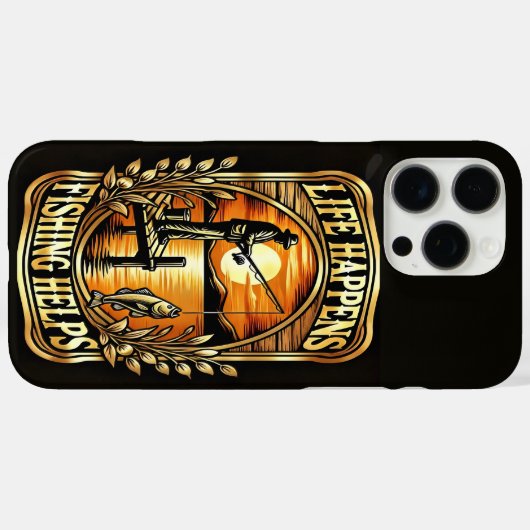 Sereniteit bij zonsondergang Case-Mate iPhone case (Achterkant (horizontaal))