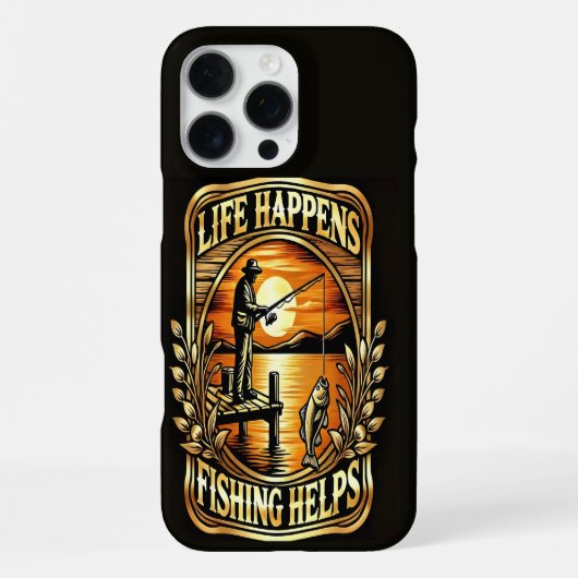 Sereniteit bij zonsondergang iPhone hoesje (Achterkant)