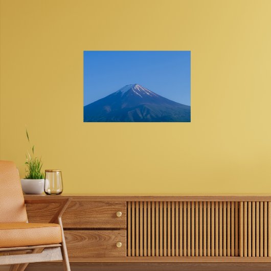 Sereniteit bij zonsondergang: Mount Fuji Poster (Woonkamer 2)