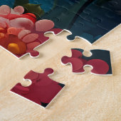 Sereniteit bij zonsondergang: traditionele Chinese Legpuzzel (Zijkant)