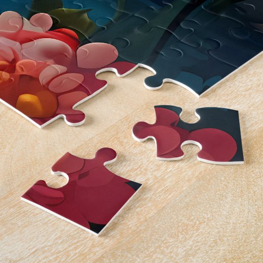 Sereniteit bij zonsondergang: traditionele Chinese Legpuzzel (Zijkant)