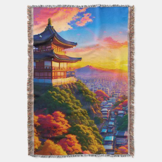 Sereniteit boven de Metropolis Deken (Voorkant Verticaal)