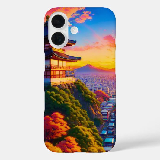 Sereniteit boven de metropool Case-Mate iPhone case (Achterkant)
